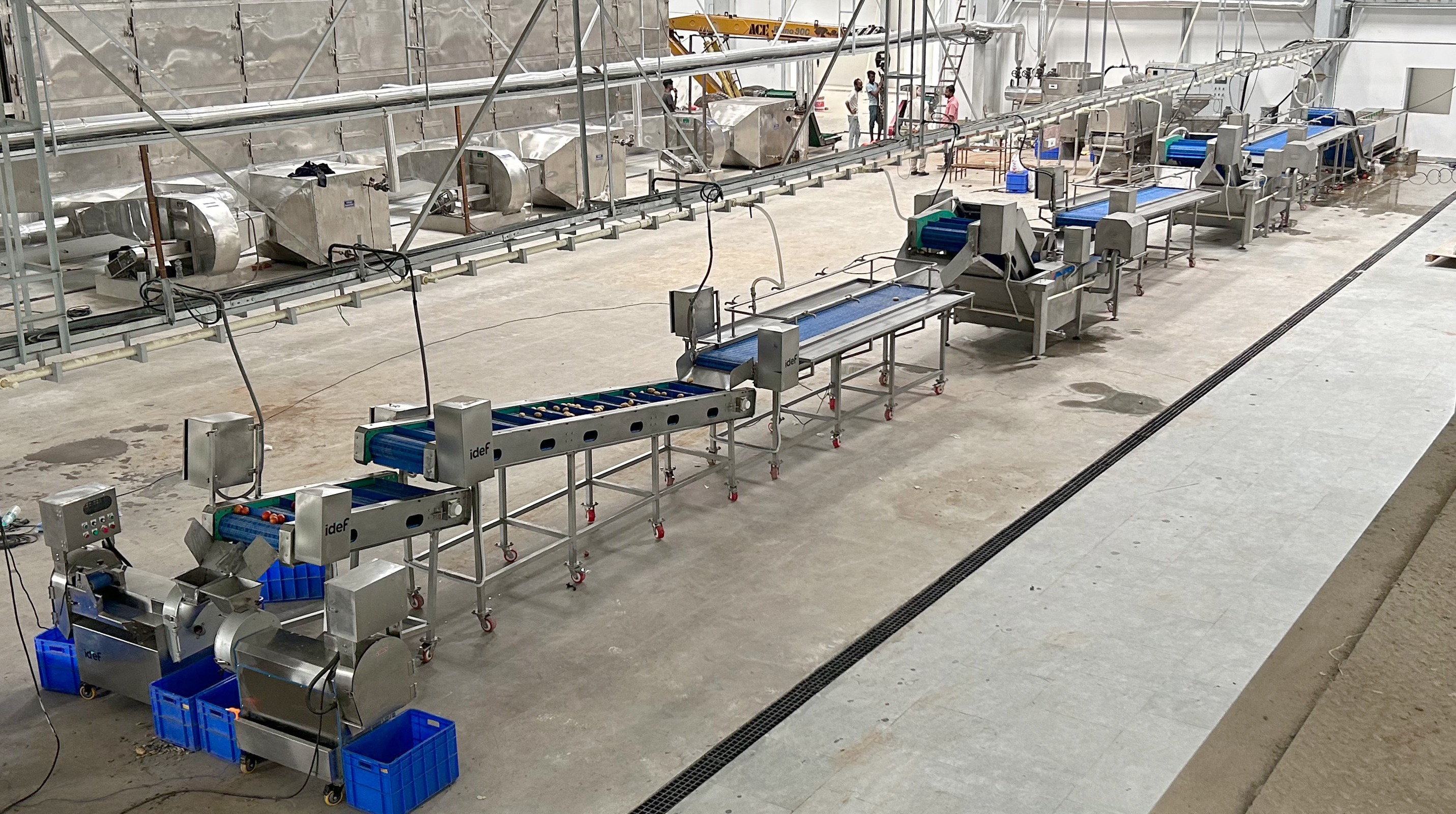 Fruits & Vegetables Washing & Drying Line 